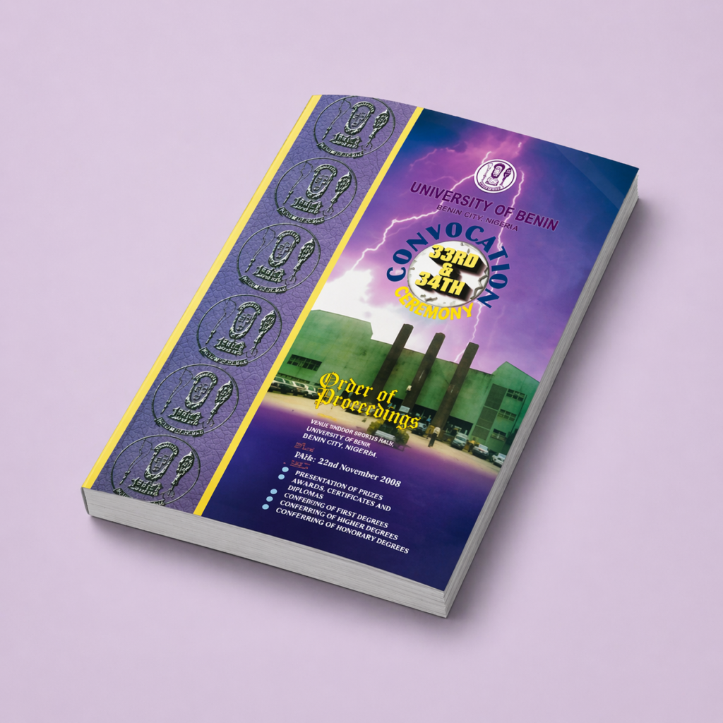 uniben convocation booklet